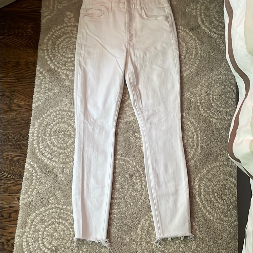 MOTHER White Skinny Jeans